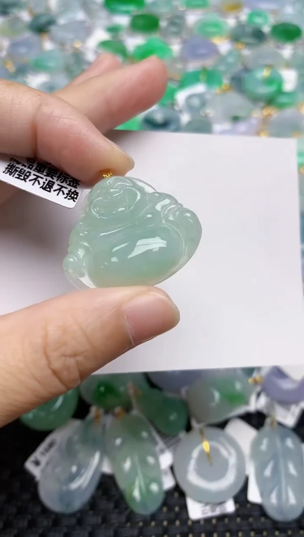 翡翠未镶嵌颈饰天然翡翠A货