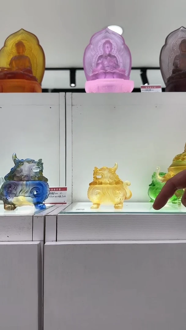 手工艺品琉璃香炉小号