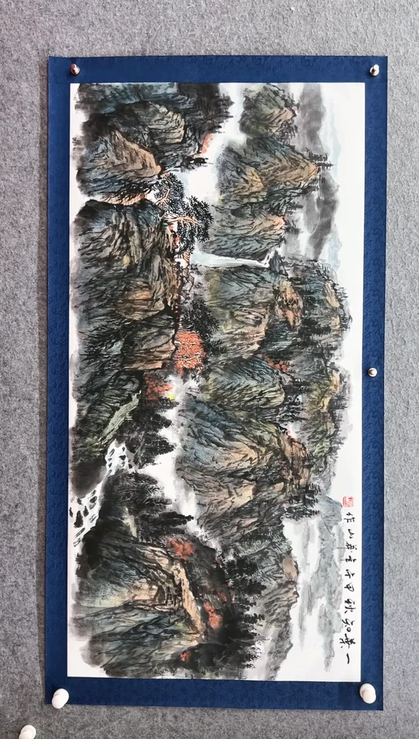 国画马凤山-8平尺-国画作品