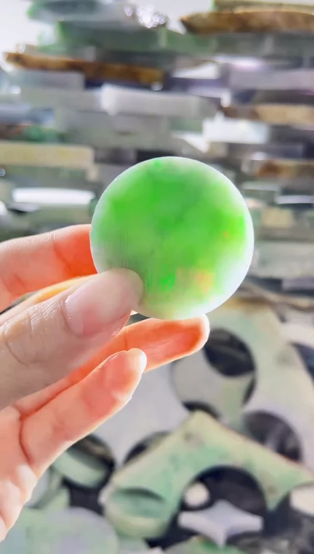 裸石翡翠缅甸翡翠A货陈39