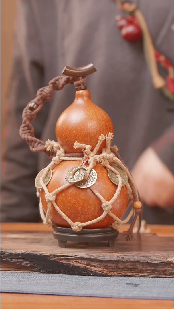 8924号链接精品大漆葫芦现货现发[一物一拍]