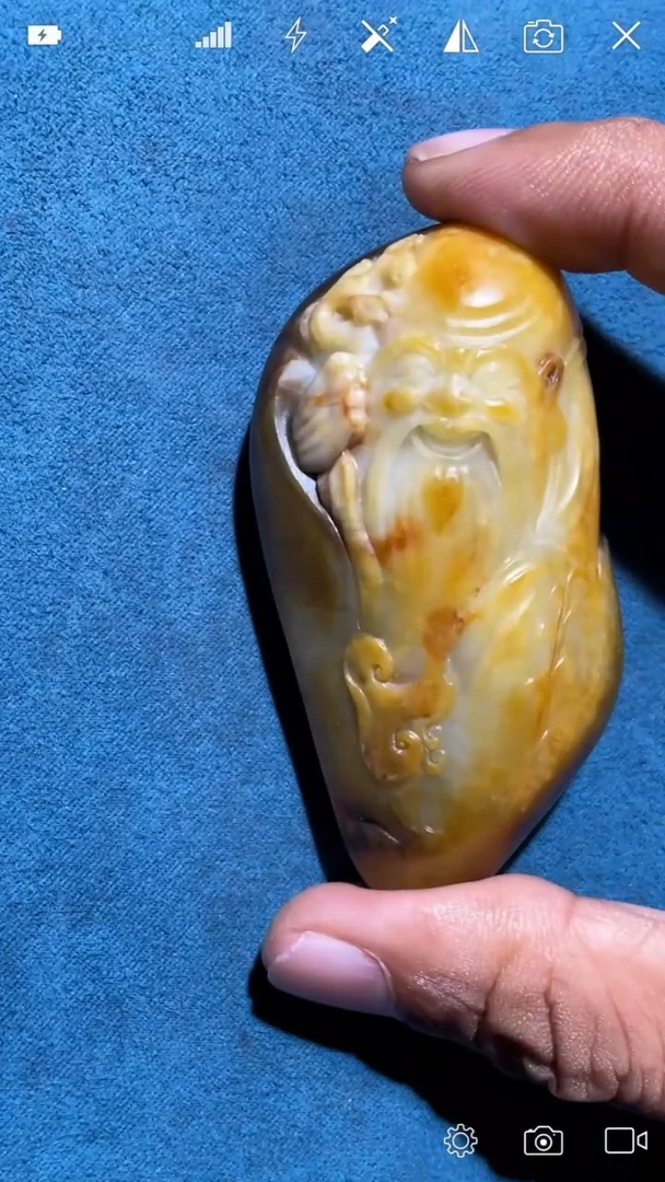 未镶嵌和田玉挂件y   寿星