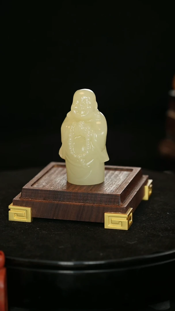 【闪购商品】云南石弥勒手把摆件