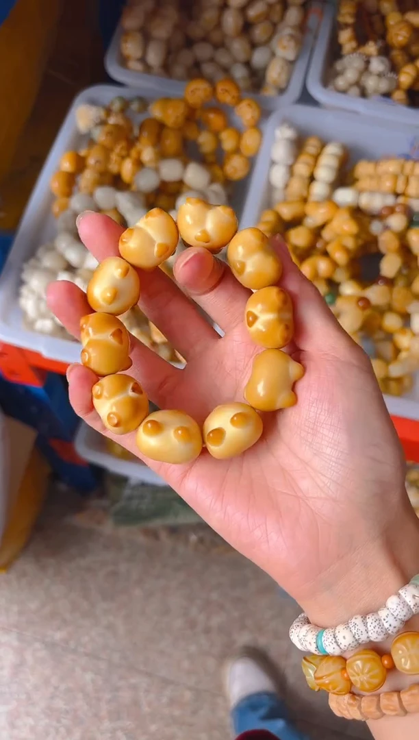 吊坠菩提根/象牙果柯基屁屁单圈