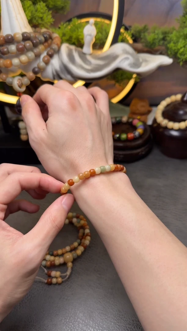 【闪购商品】菩提根/象牙果手串稻香玉米桶珠 单圈