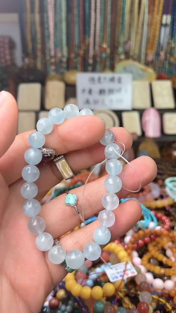 【闪购商品】海蓝宝石手链未镶嵌(一物一件)0001191