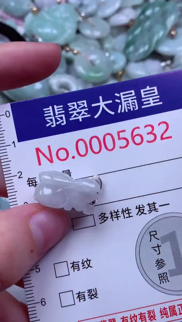 吊坠(不含链)未镶嵌翡翠5632