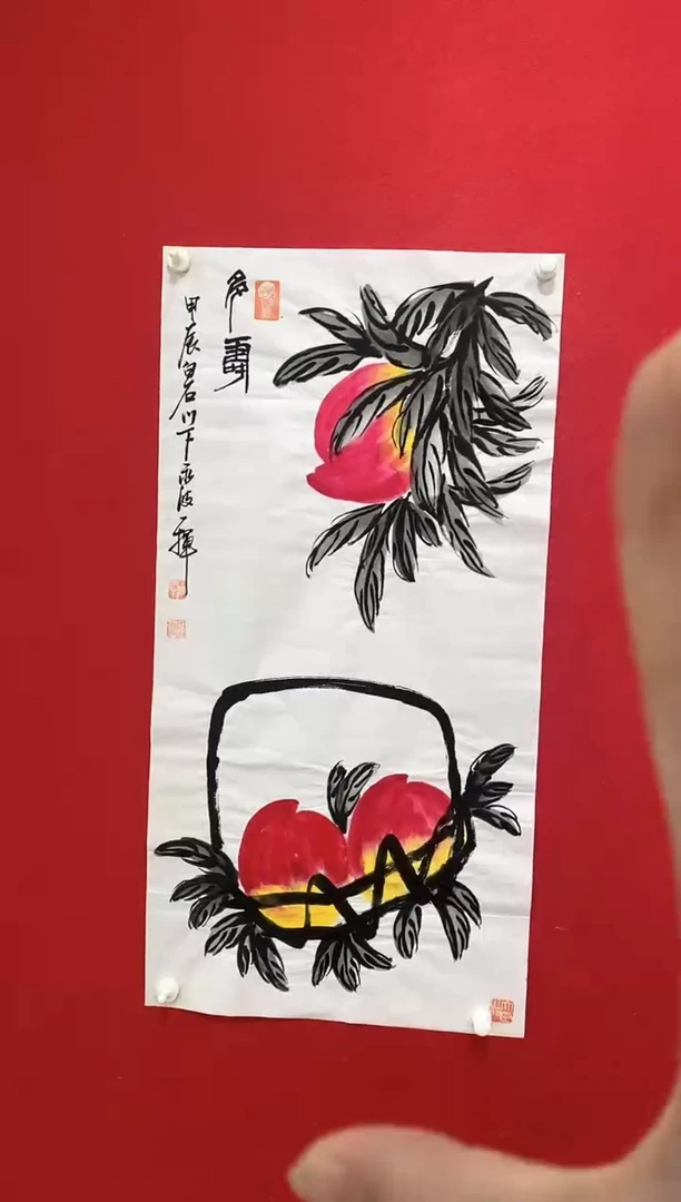 国画国画单张内容随机软片单张带证书