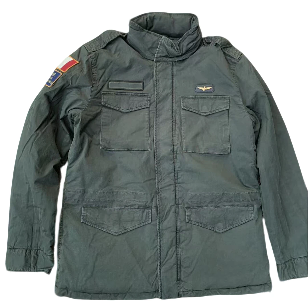 AeroN意式 夹棉 空军飞行员夹克