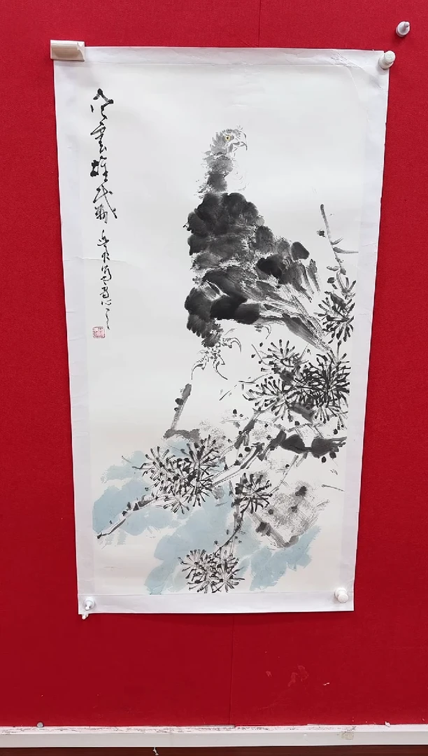 国画y天津人美-邢近君国画8平尺