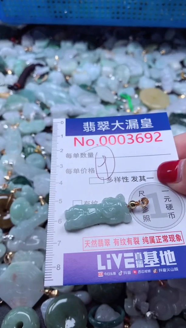 颈饰未镶嵌翡翠3692