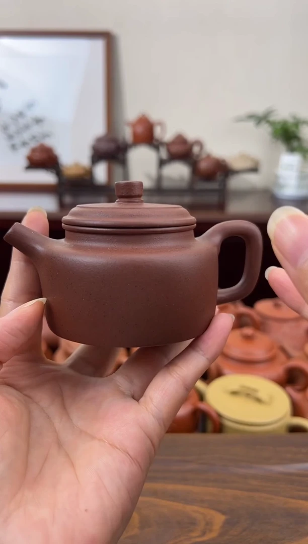 茶杯紫砂紫泥德钟壶150CC