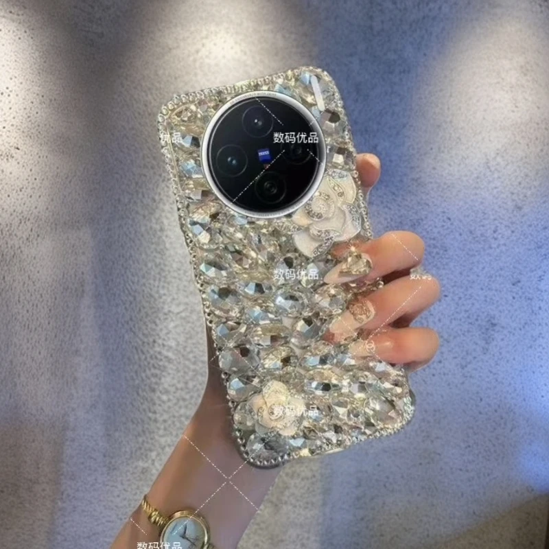 满钻适用vivo X200手机壳x100spro新款x90x80x100防摔软全包奢华