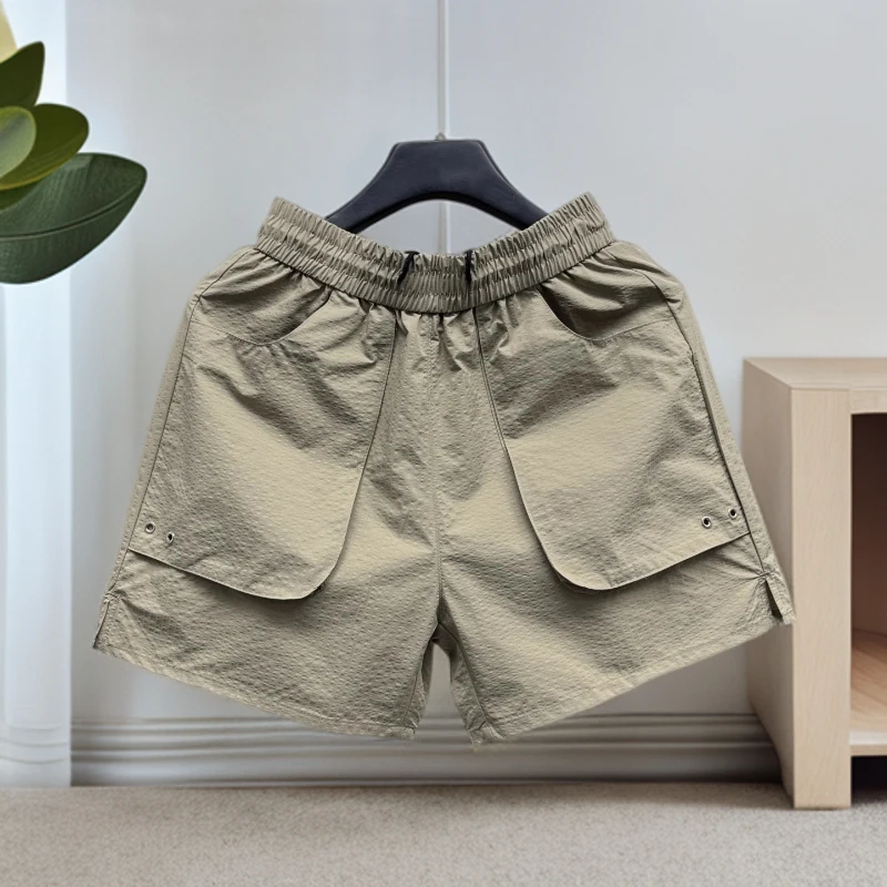 仓石一树2025夏季新款男士速干三分裤子潮牌冰丝短裤轻奢痞帅男装