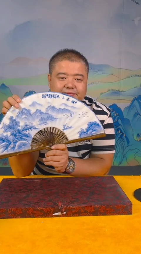摆件景德镇陶瓷青花摆件47
