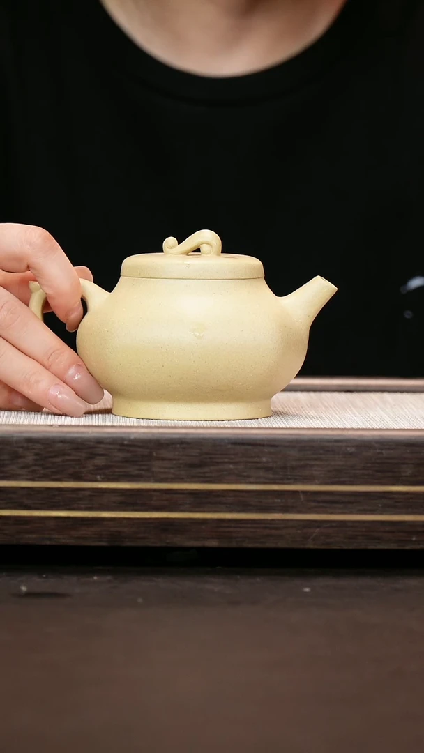茶壶紫砂本山绿泥   混方如意