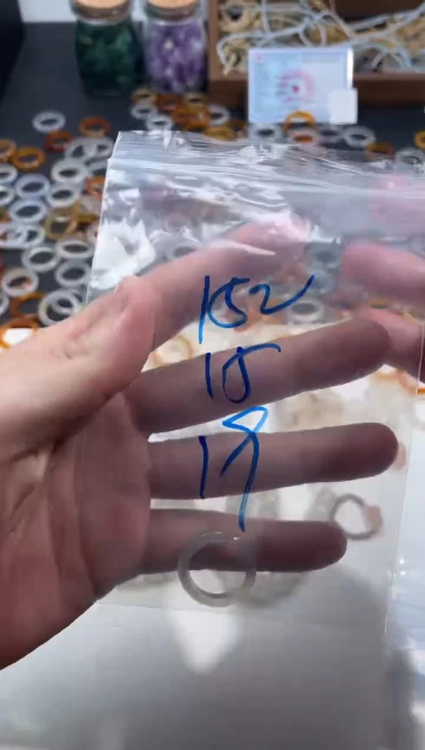 【闪购商品】玛瑙/玉髓戒指未镶嵌152