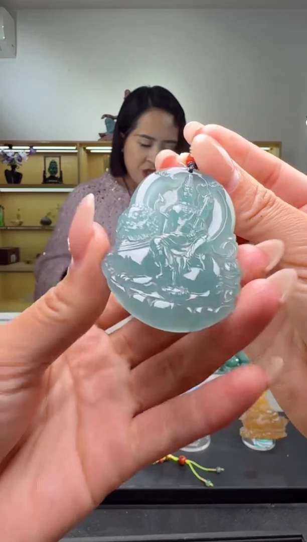 吊坠(不含链)未镶嵌翡翠文殊