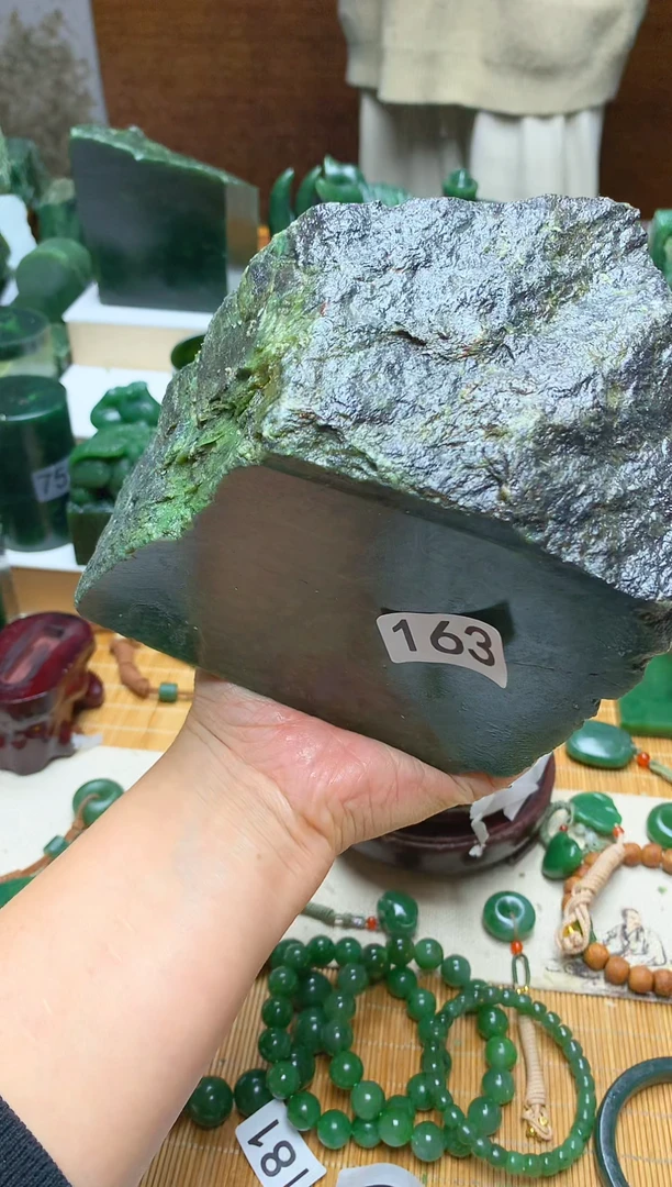 未镶嵌和田玉珠宝半成品1