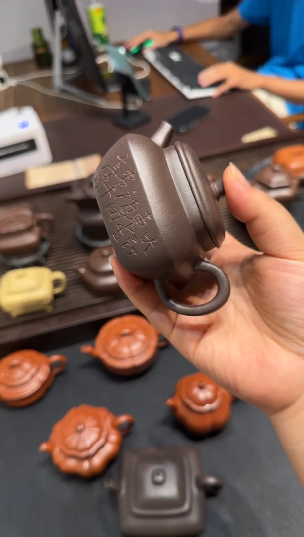 茶壶紫砂七**风天青合欢