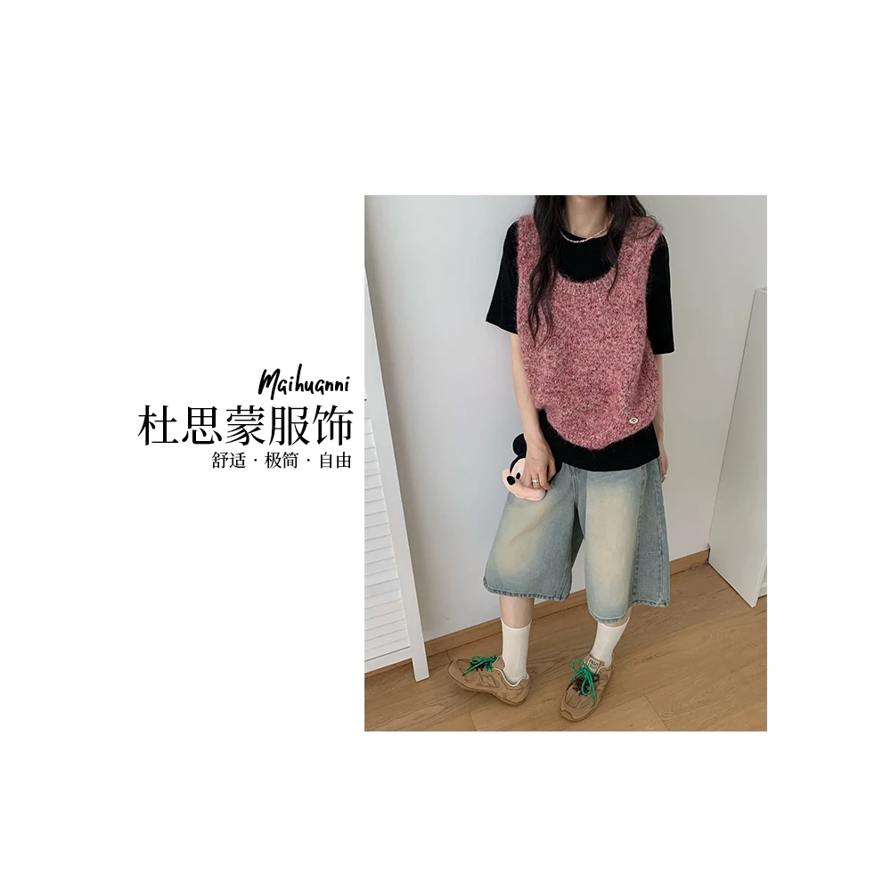 （杜思蒙服饰）MU02-“宝藏衣橱”韩系时尚百搭马甲