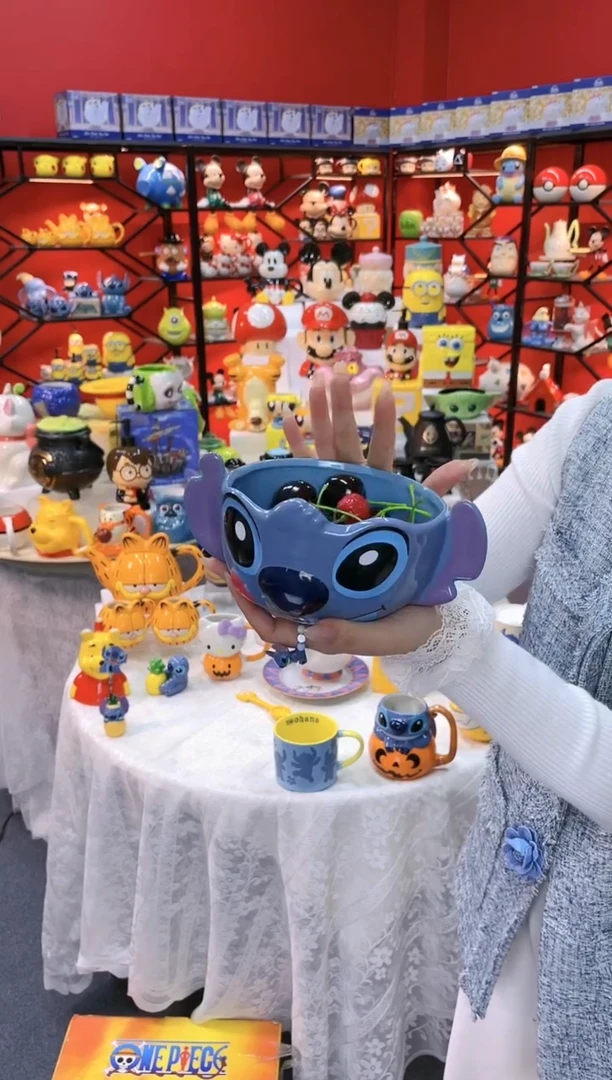 【闪购商品】1@@史迪奇水果沙拉碗