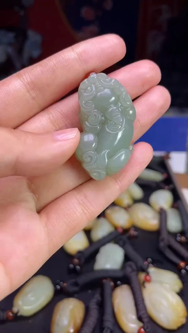 颈饰未镶嵌和田玉123