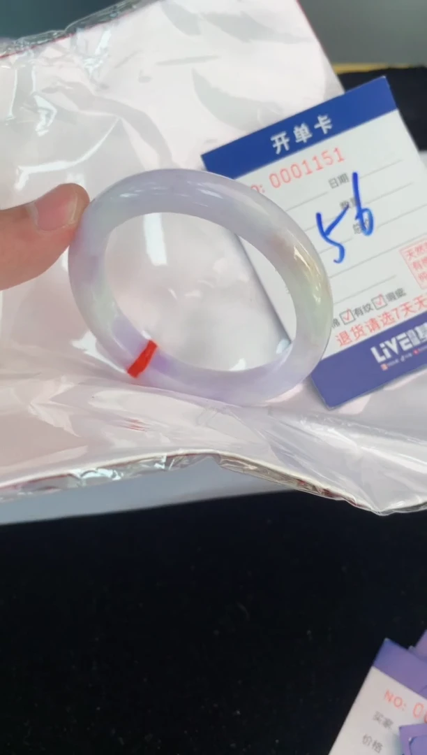 翡翠手镯未镶嵌1天然A货缅甸翡翠默认有瑕