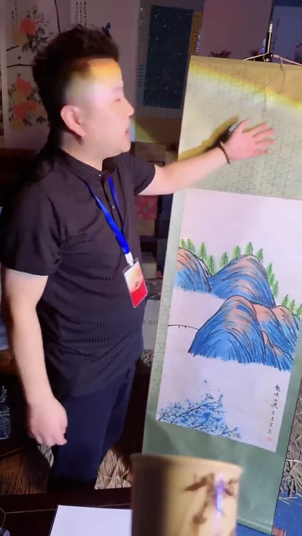 瓷片景德镇现代陶瓷 流水50