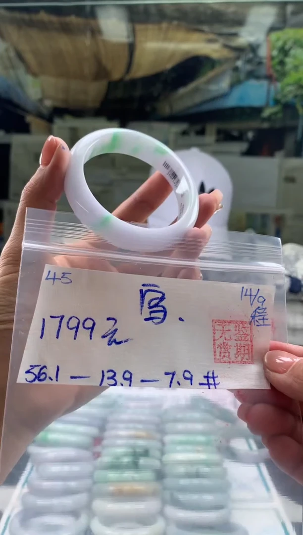 未镶嵌手镯翡翠雪翡翠手镯 下单联系小耳机#45