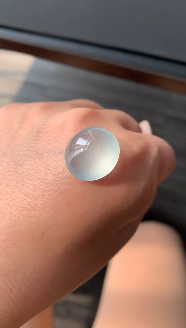 未镶嵌定制翡翠尺寸18.2*17*9