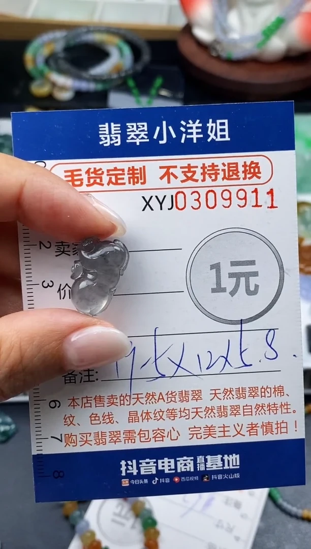 未镶嵌定制翡翠晴*A毛货商品 不退换/ 9911