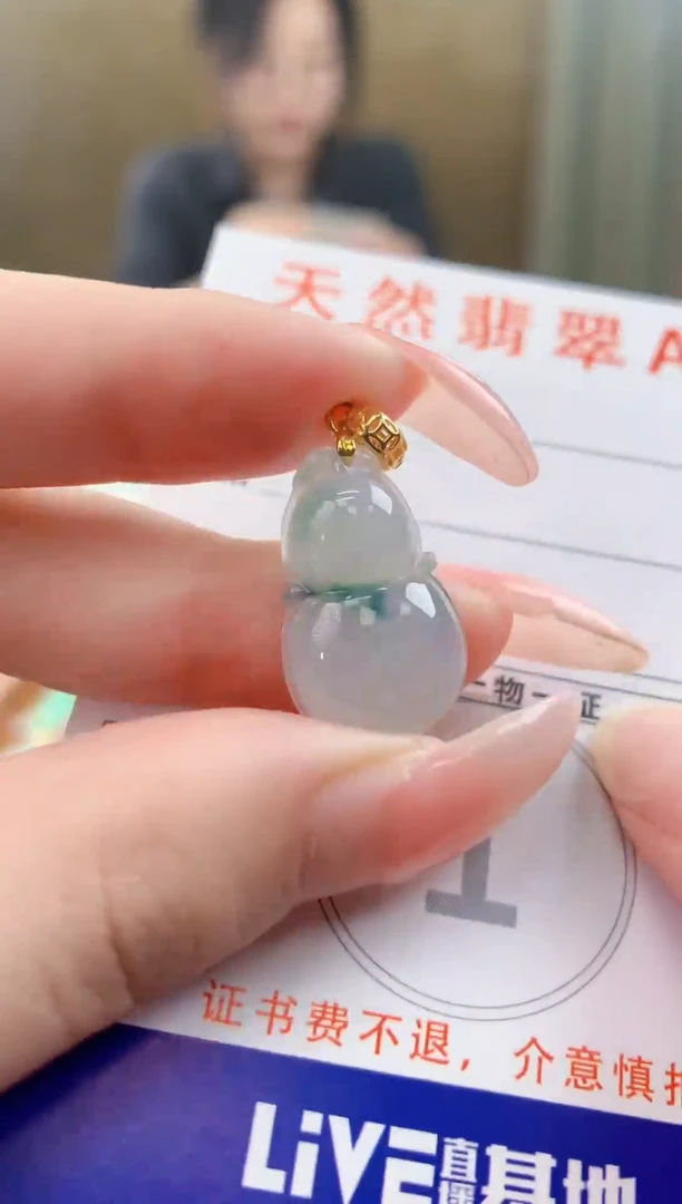 颈饰未镶嵌翡翠天然A货翡翠挂件