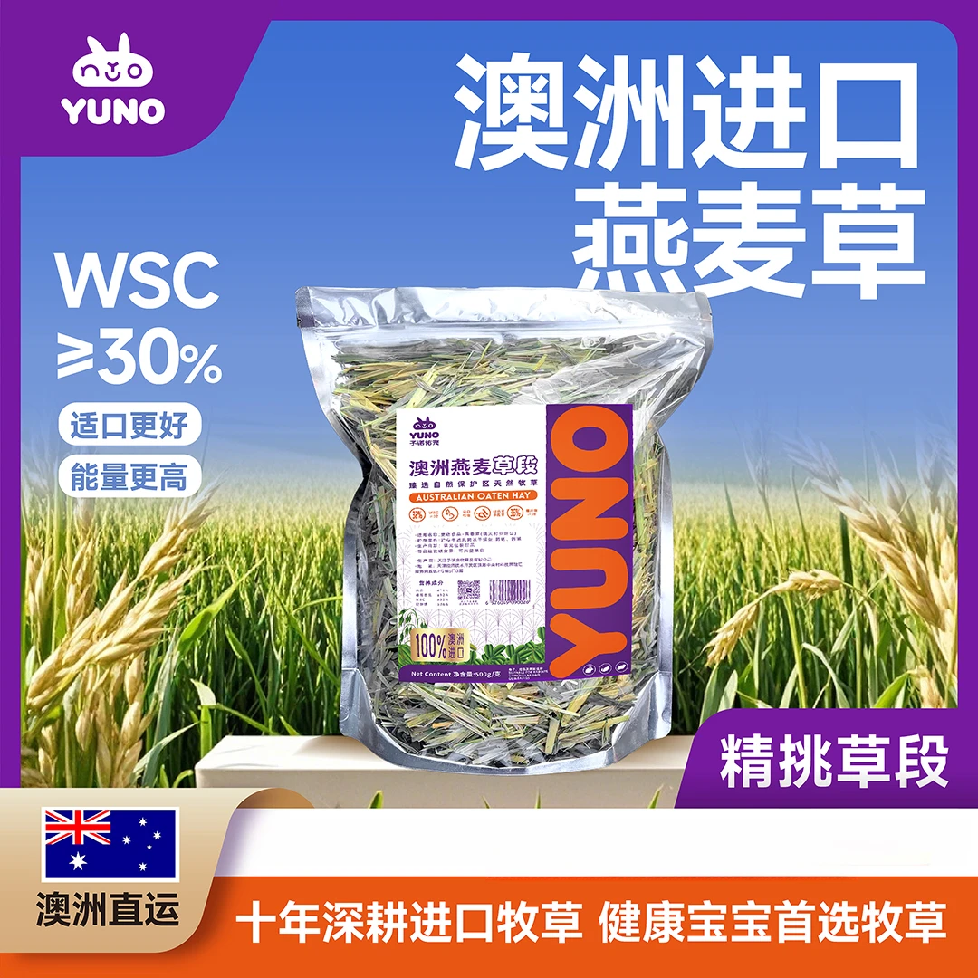【黄金澳麦草】予诺佑宠进口澳洲燕麦兔兔牧草 高适口性