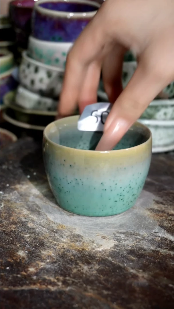摆件精品窑变钧瓷茶器