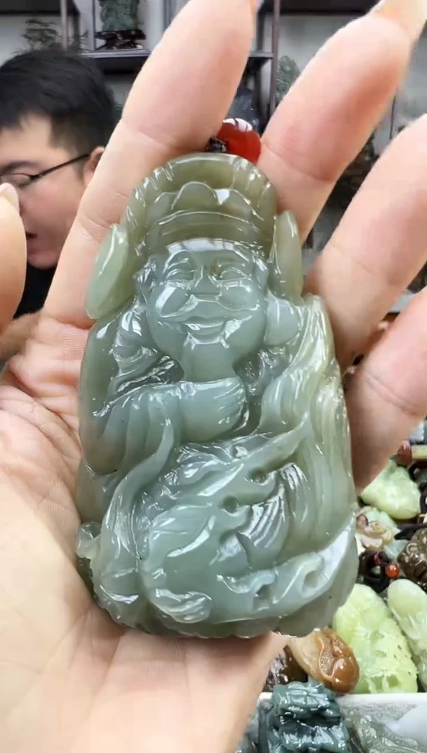 和田玉未镶嵌把件1