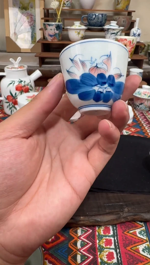 瓷片陶瓷景德镇高温陶瓷福利开炸