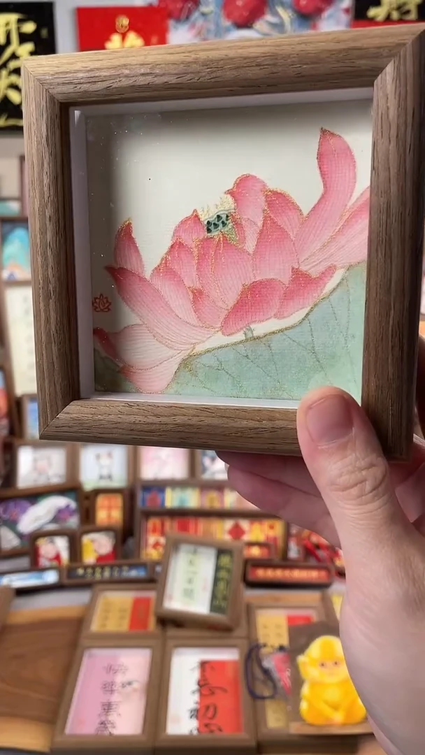国画纯手绘书法绘画作品