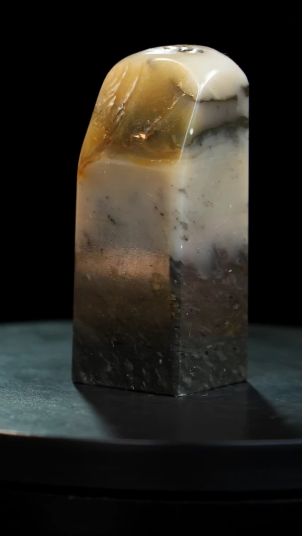 昌化石水墨冻印章印章印章