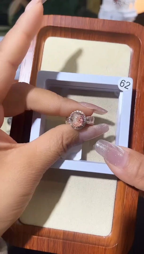 【闪购商品】水晶戒指银S925镶嵌定制