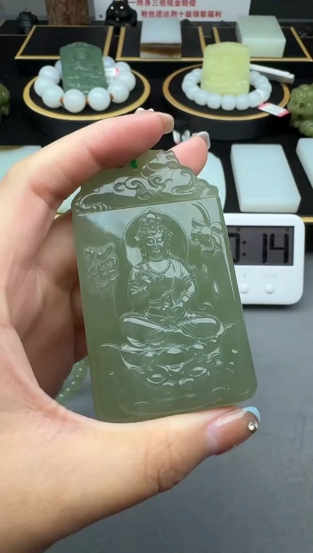 颈饰未镶嵌和田玉3