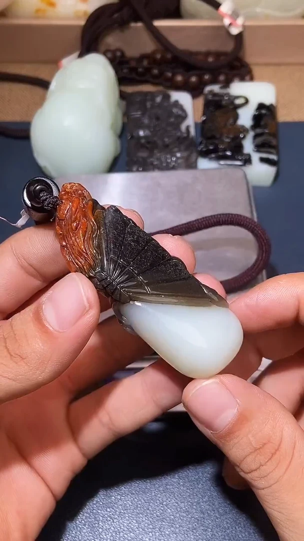 颈饰未镶嵌和田玉高****！HX
