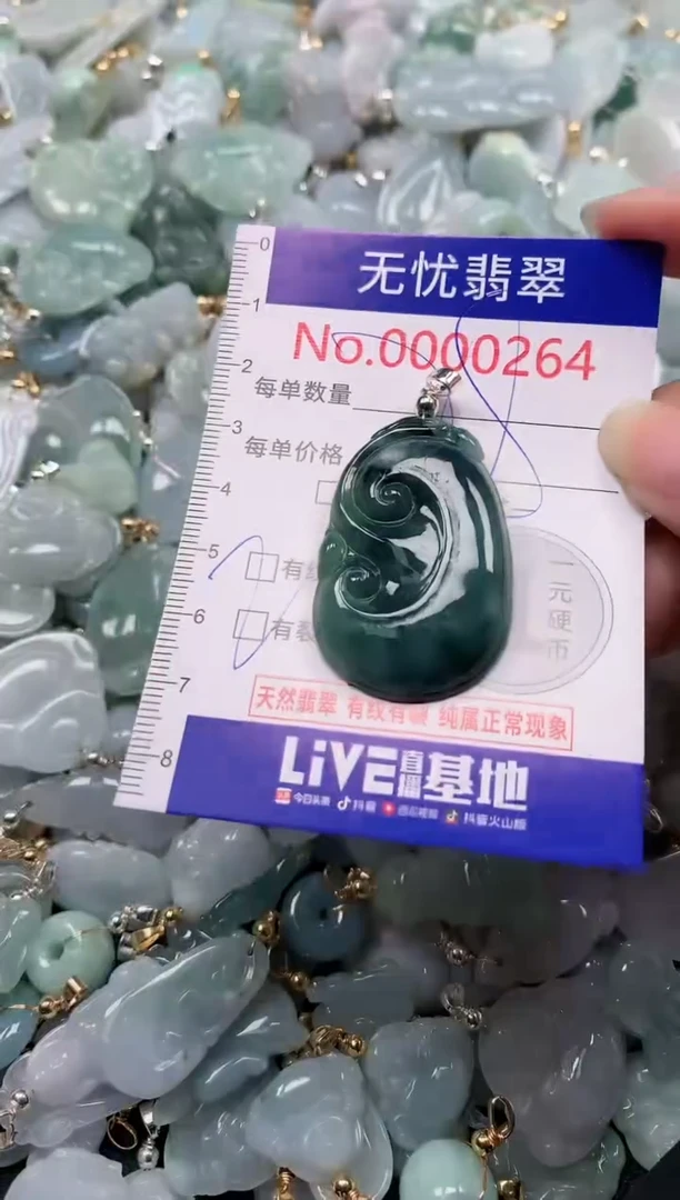 吊坠(不含链)未镶嵌翡翠264