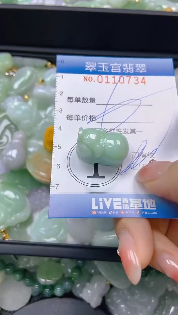 翡翠未镶嵌颈饰闪购0110734