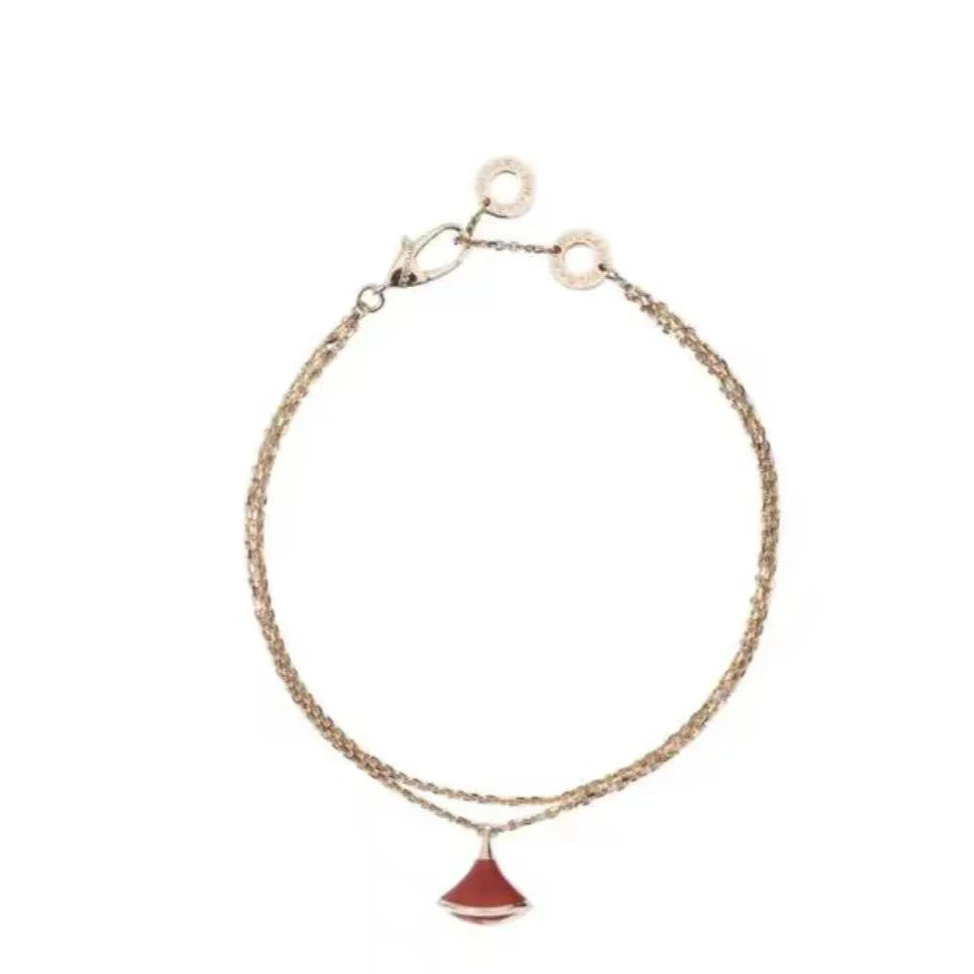 95新 BVLGARI/宝格丽  安洁利严选扇子系列/SK0133235手链