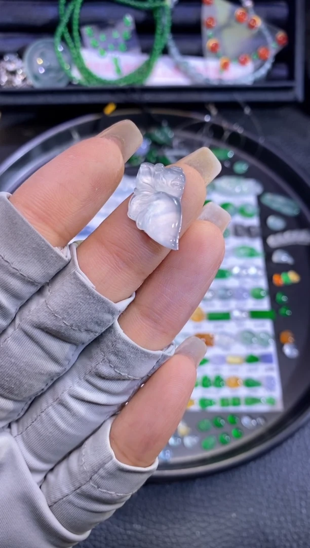 未镶嵌挂件翡翠仙子