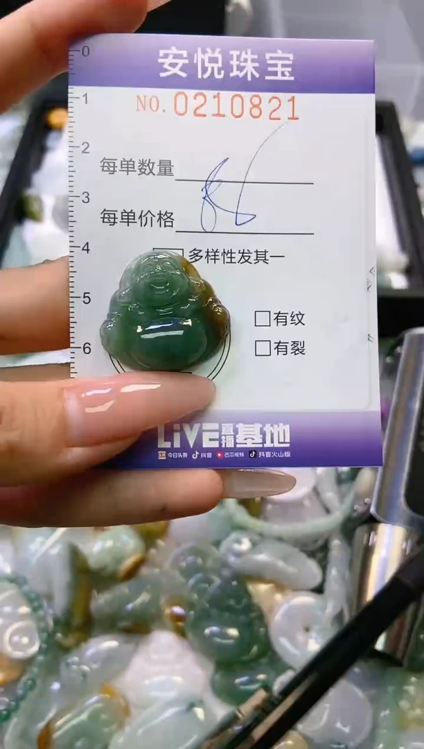 翡翠未镶嵌颈饰闪购0210821