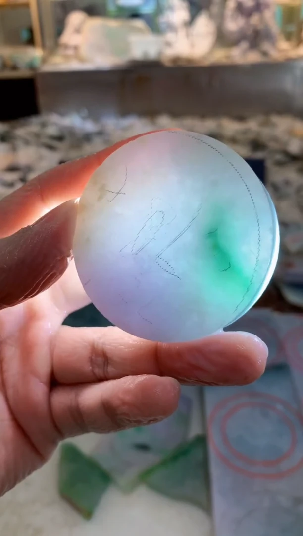 翡翠未镶嵌颈饰0朗0翡翠珠宝661