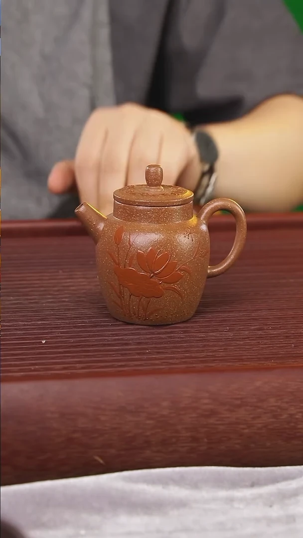 茶壶紫砂150cc顾氏手工紫砂