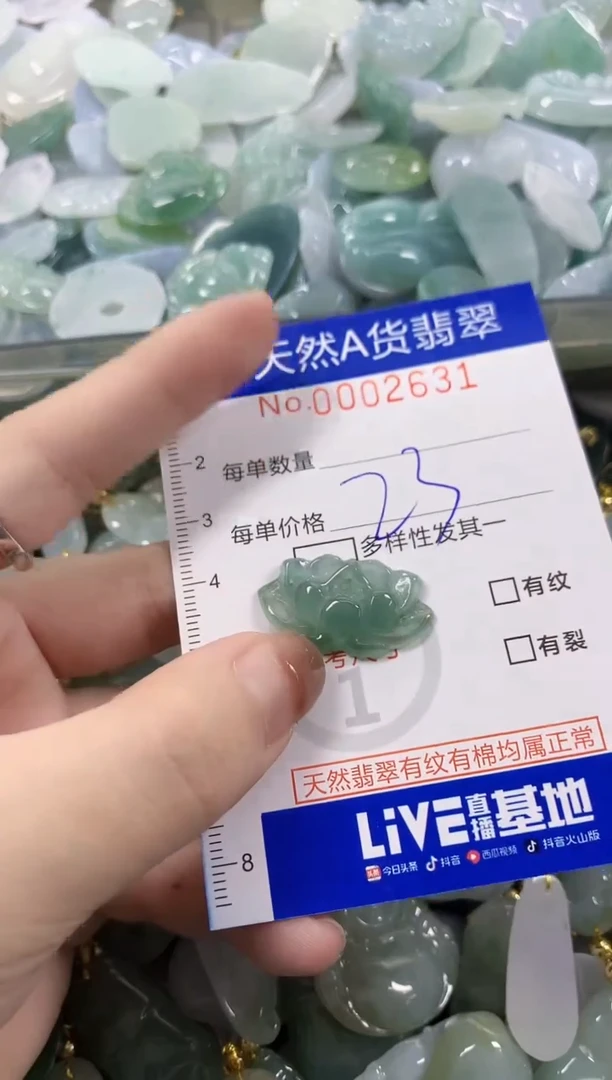 颈饰未镶嵌翡翠天然A货翡翠